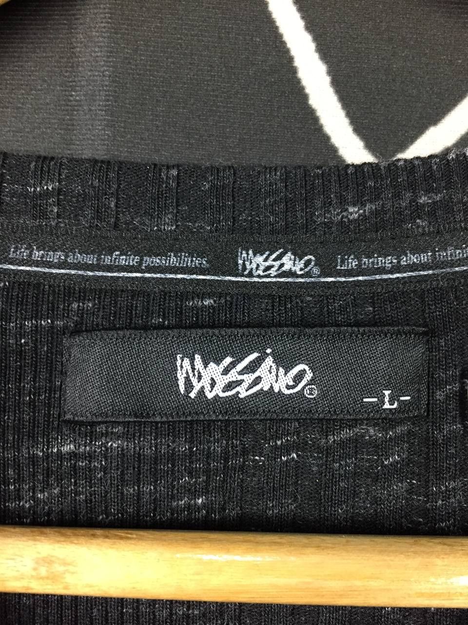 Mossimo Mossimo Black Ribbed V-Neck Long Sleeve Thermal Knit Tee Size US S / EU 44-46 / 1 - 8 Thumbnail