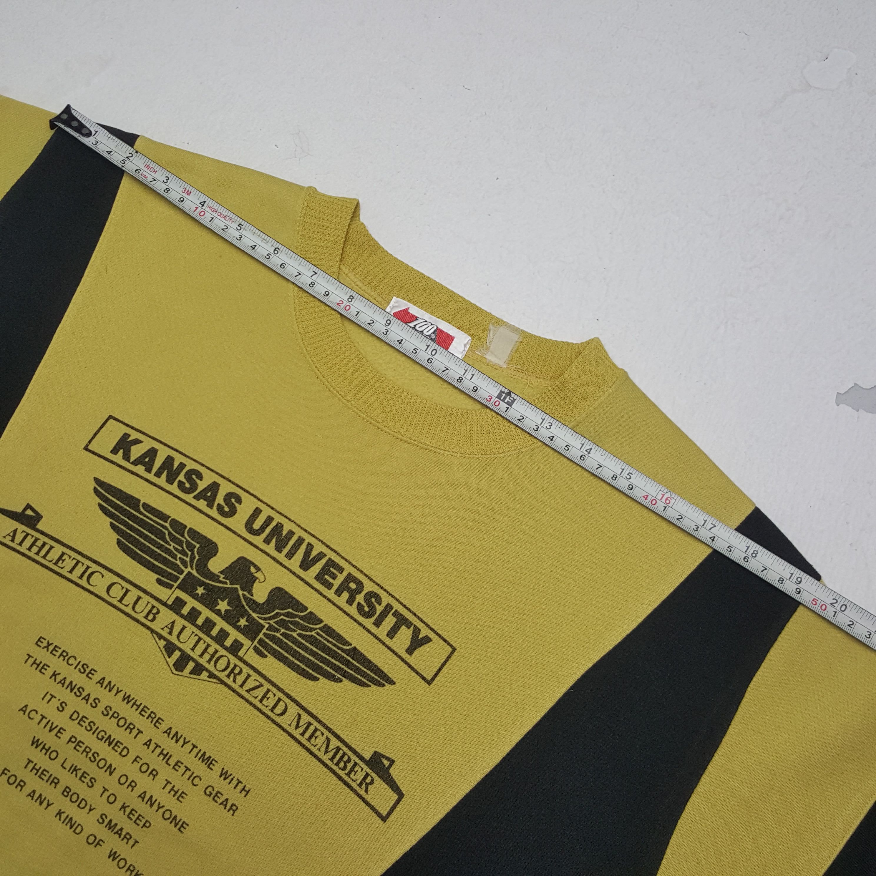 Japanese Brand × Vintage Vintage Kansas University American Sports Style Sweatshirt Size US M / EU 48-50 / 2 - 5 Thumbnail