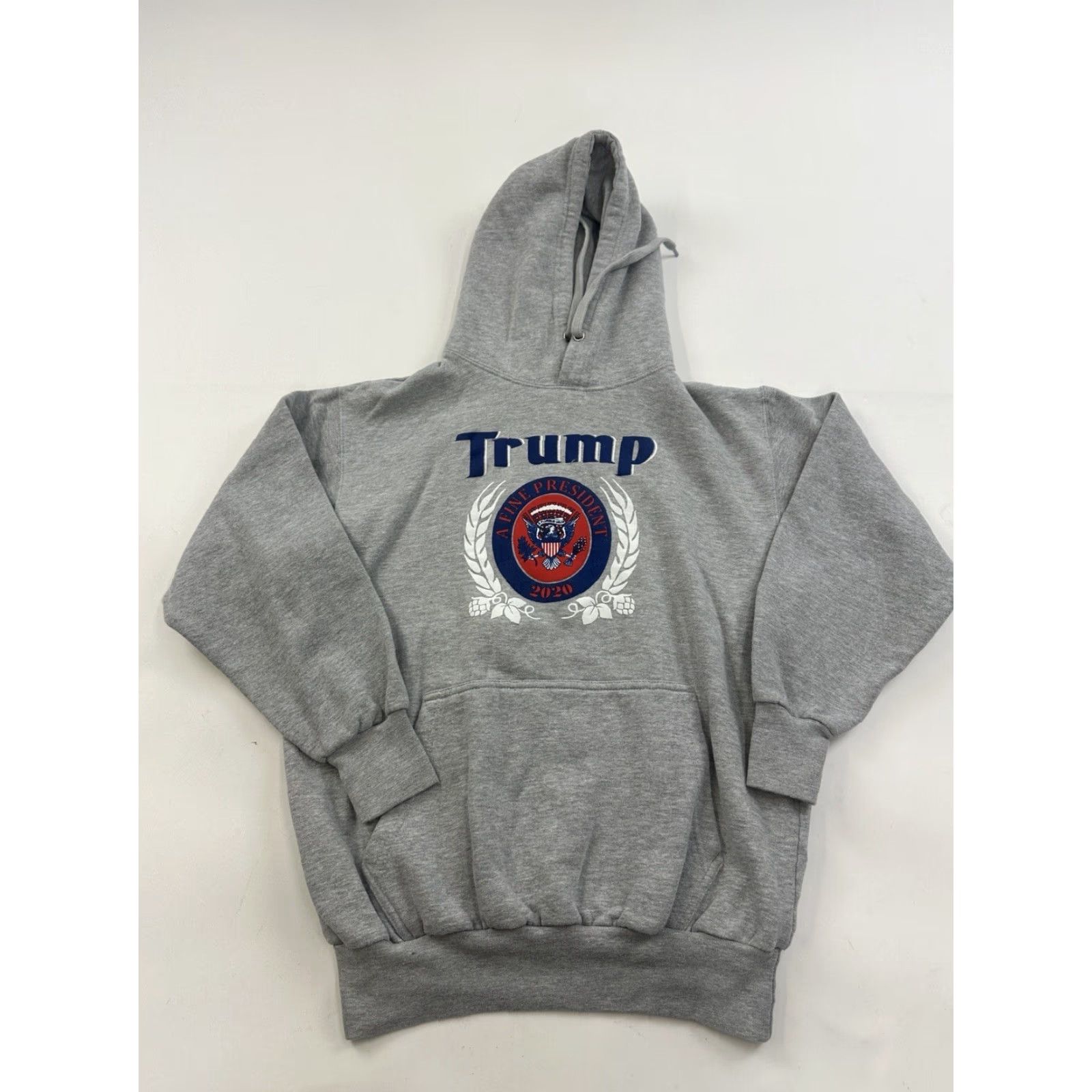 Vintage Donald Trump Hoodie Sweatshirt Pullover Unisex Adults M Gray 2020 45th President Shirt? Size US M / EU 48-50 / 2 - 2 Thumbnail