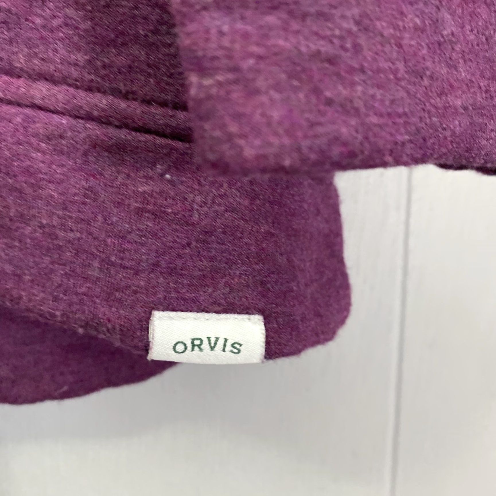 Orvis Orvis Modal Sweater Women’s Large Fleece Pullover Maroon Sweater 23x28 Soft L Size L / US 10 / IT 46 - 3 Thumbnail