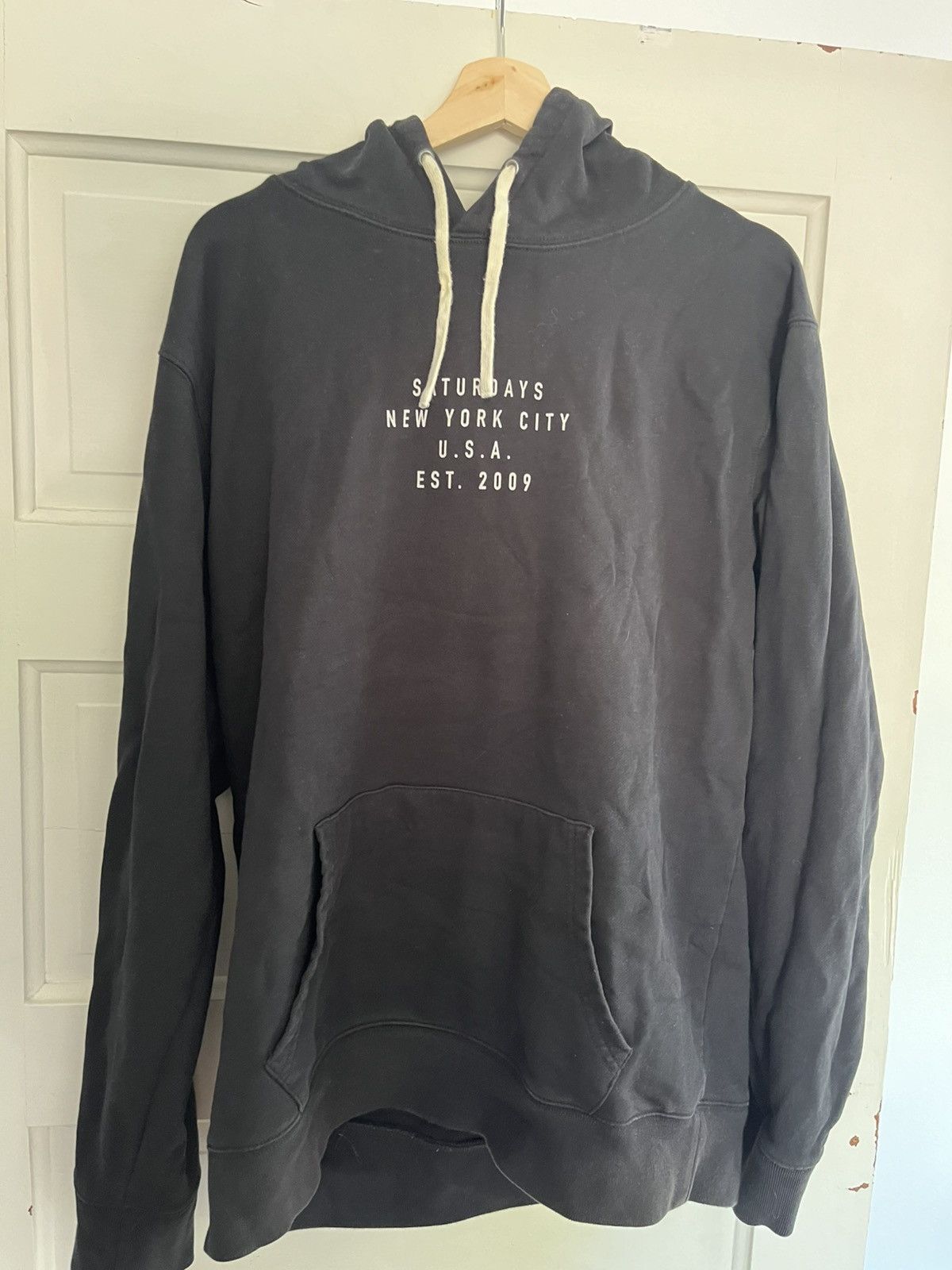Saturdays NYC Saturdays Black Hoodie Size US XL / EU 56 / 4 - 1 Thumbnail