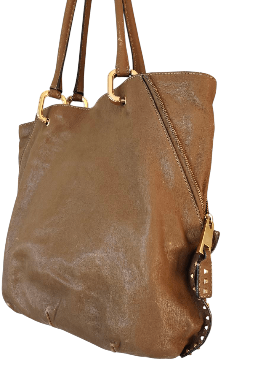 Michael Kors Vtg Michael Kors Leather Handbag,Made in Italy Size ONE SIZE - 4 Thumbnail