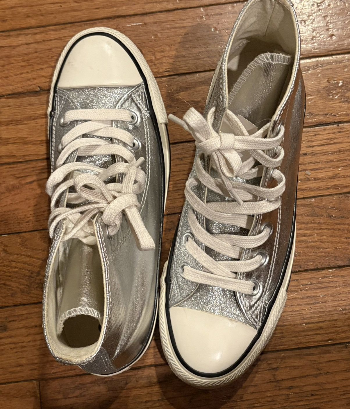 Converse Converse Womens Size 7 CTAS Shiny Metal Hi Size US 7 / IT 37 - 11 Thumbnail