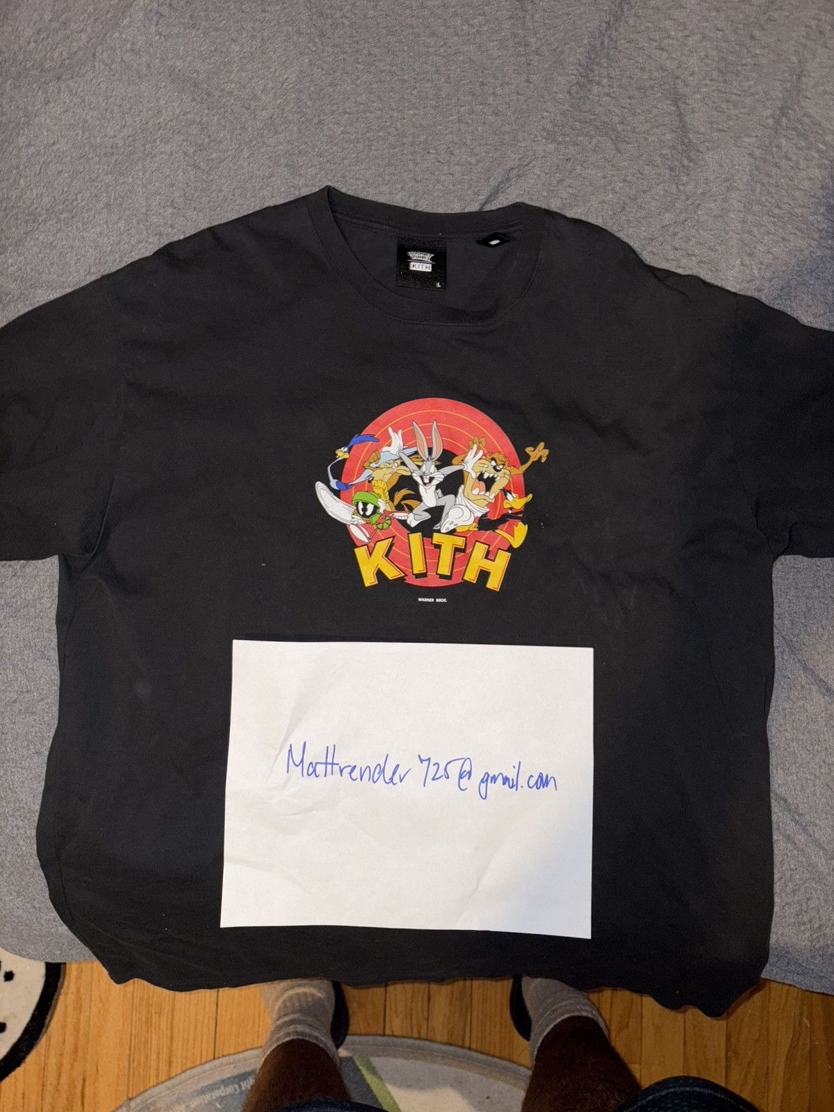 Kith Kith X Looney Tunes That’s All Folks Tee black Size US L / EU 52-54 / 3 - 2 Thumbnail