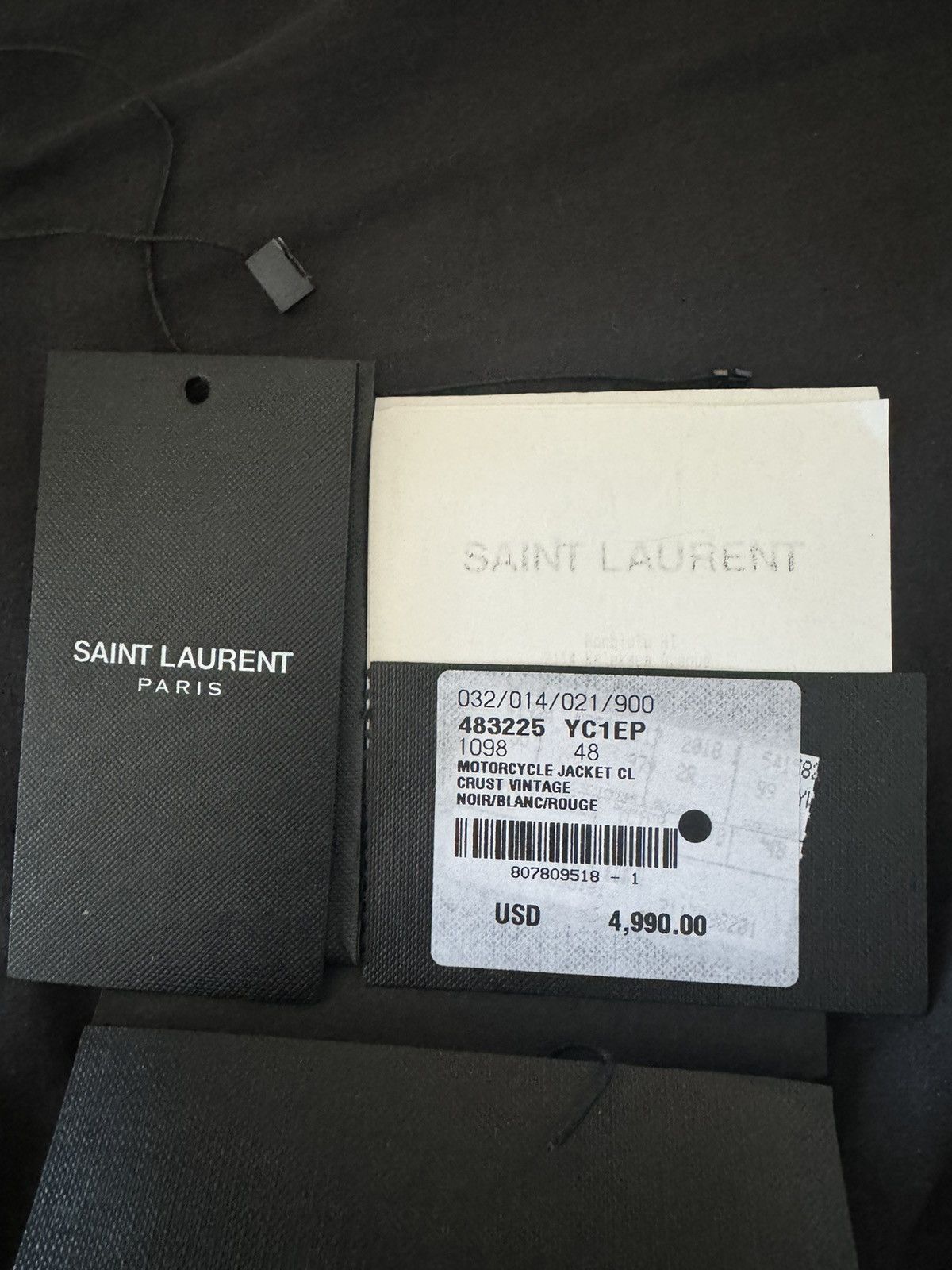Saint Laurent Paris Saint Laurent Paris No Smoking L01 Leather Jacket Hedi Size US M / EU 48-50 / 2 - 13 Thumbnail