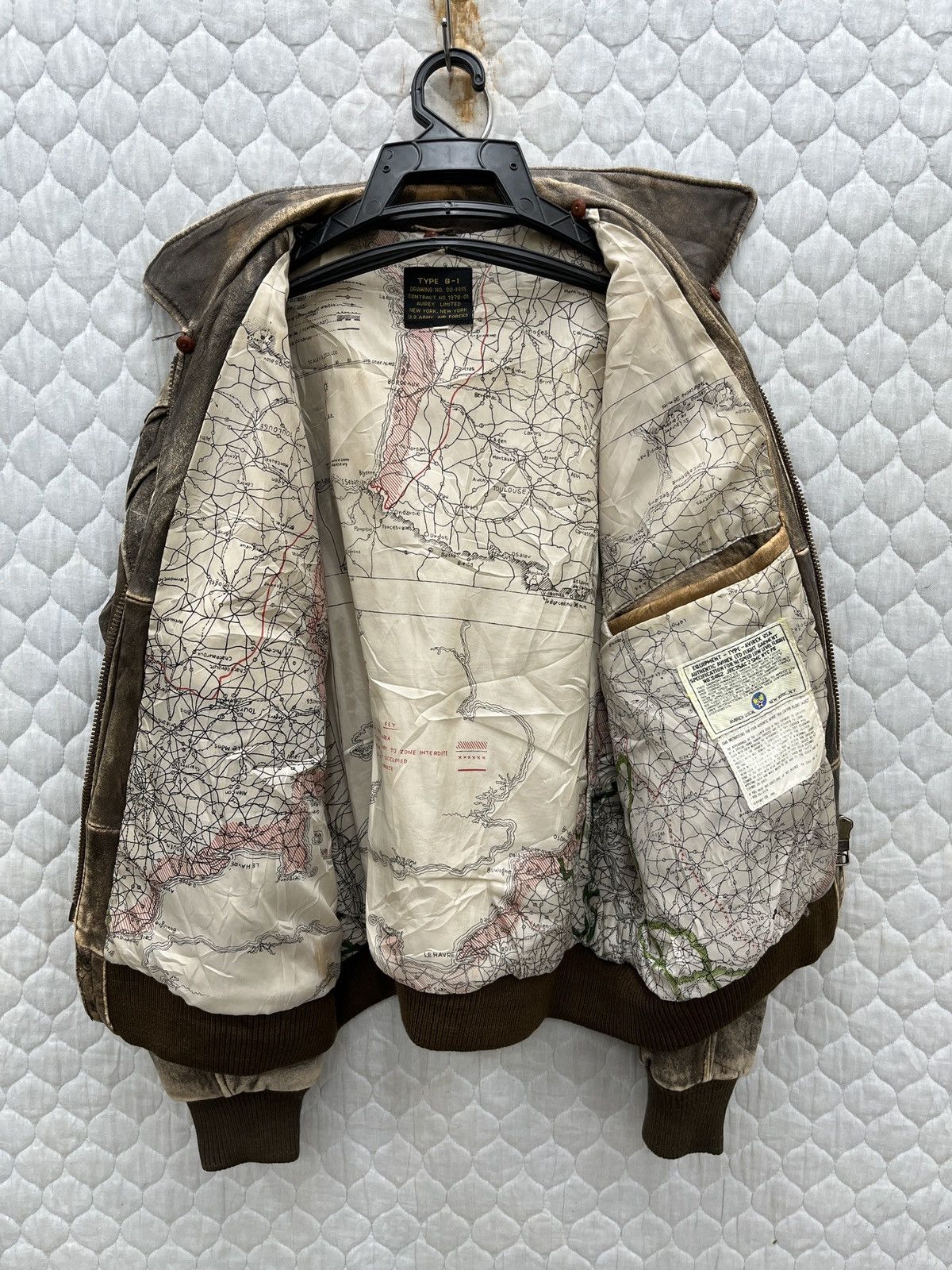 Avirex 🔥STEALS🔥 VTG AVIREX USAF TYPE G1 LEATHER JACKET Size US M / EU 48-50 / 2 - 12 Thumbnail