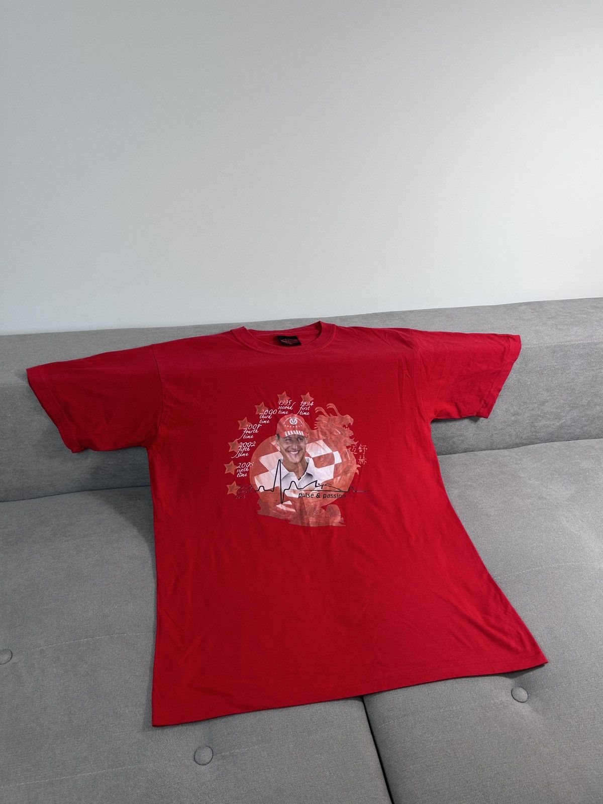 Vintage Michael Schumacher F1 Vintage Tee XL/XXL Size US XL / EU 56 / 4 - 2 Thumbnail