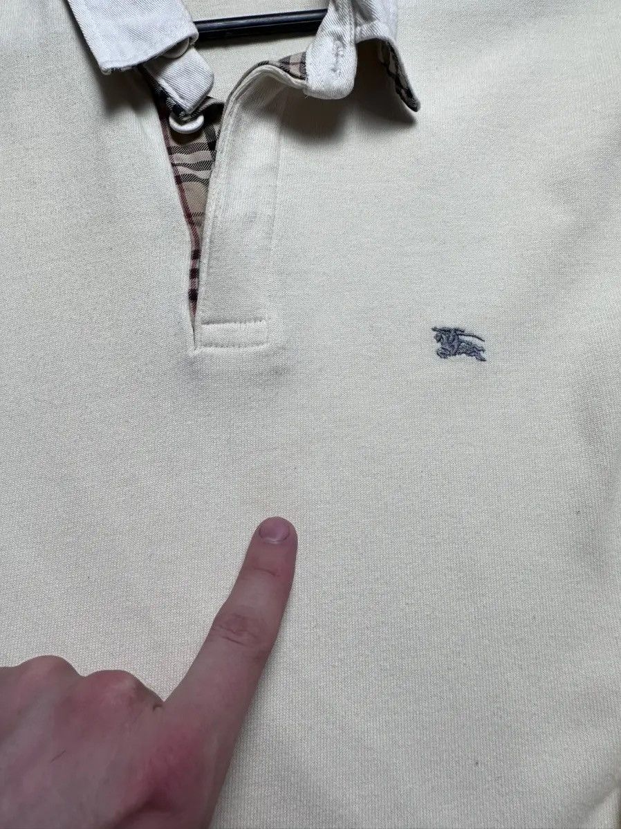 Burberry Vintage Burberry long sleeve rugby logo size M/L Size US XL / EU 56 / 4 - 8 Thumbnail