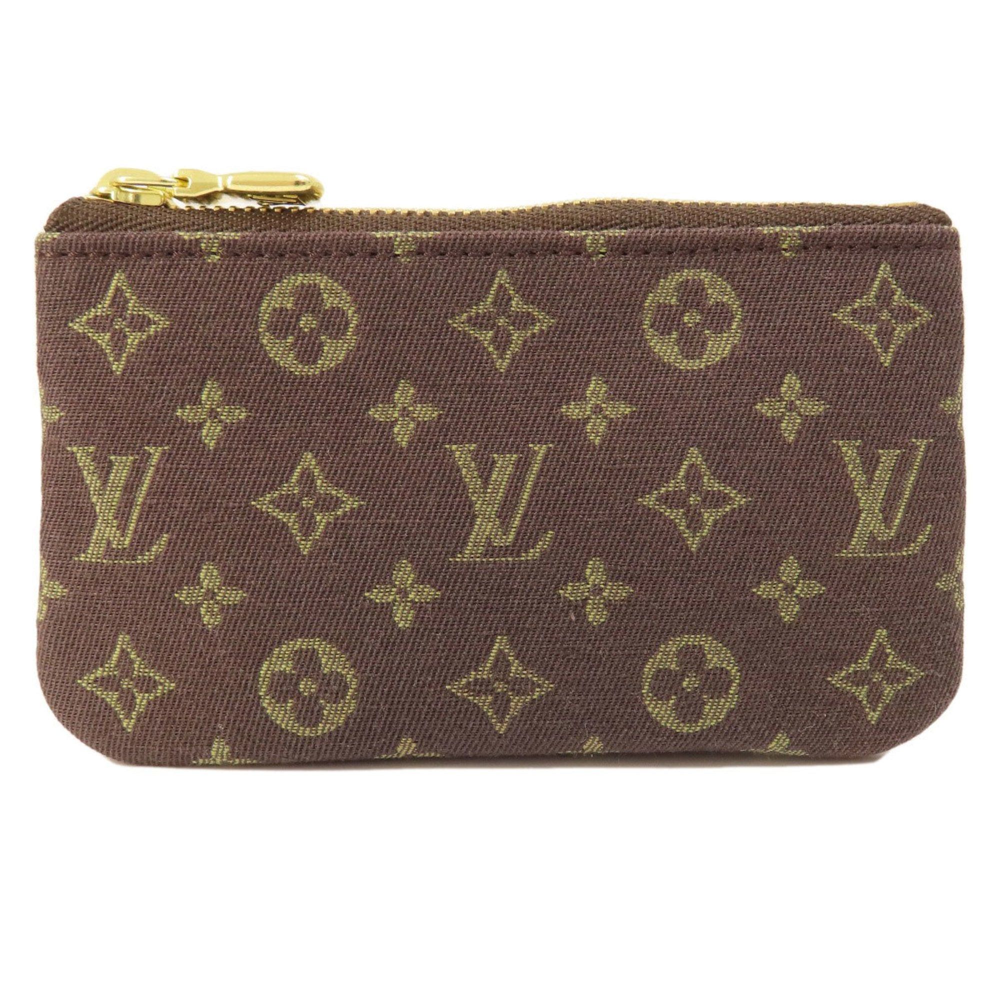 image of Louis Vuitton M95230 Pochette Cle Fuzan Coin Case Monogram Idylle Women's in Grey