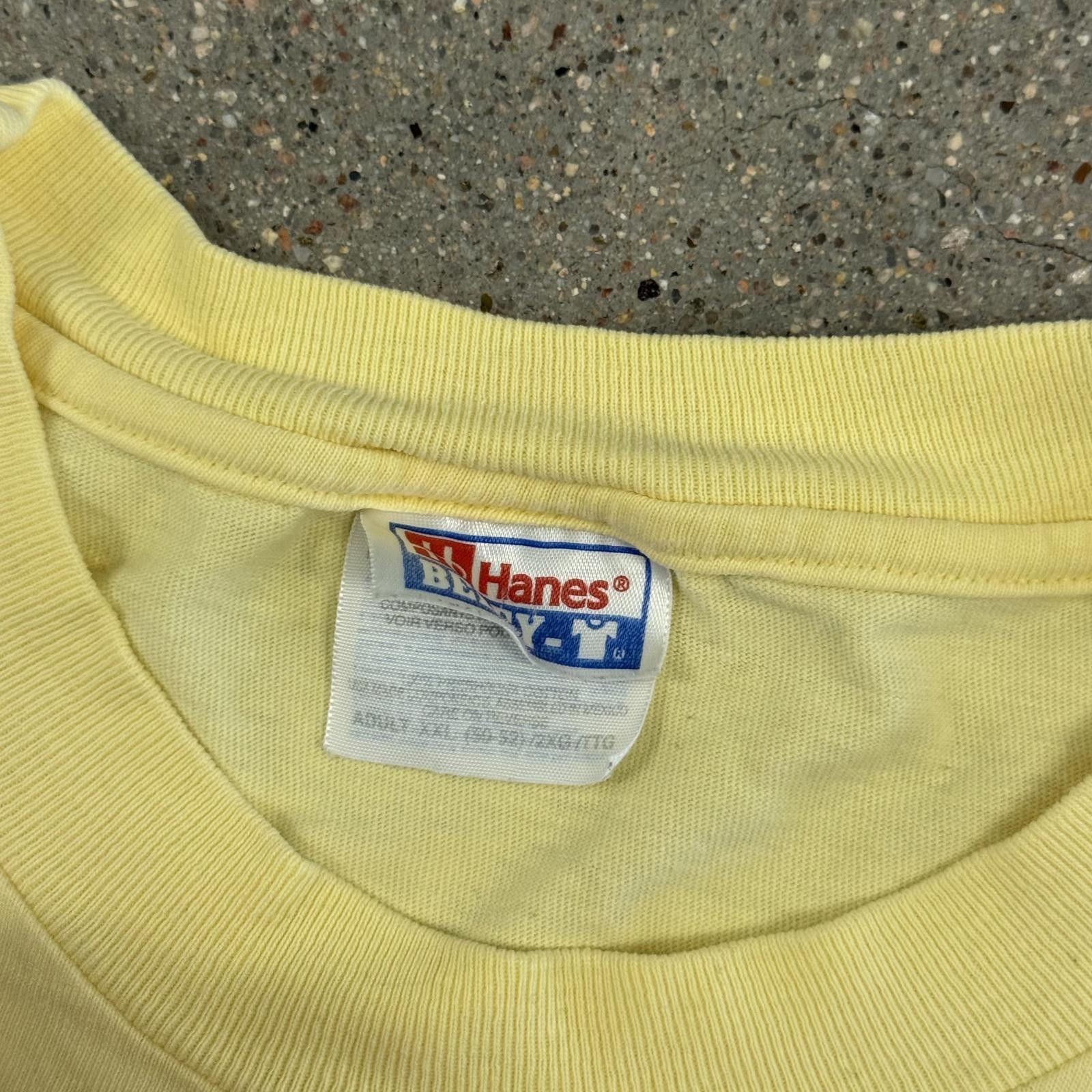 Hanes Vintage Cisco Systems T-Shirt Hanes Beefy-T 2XL Yellow GRAIL Size US XXL / EU 58 / 5 - 4 Thumbnail