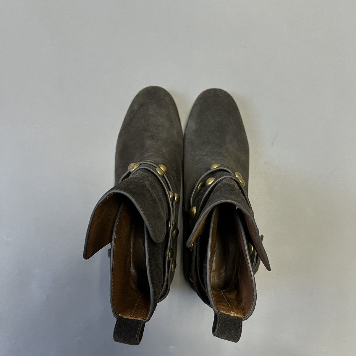 See by Chloe See by Chloe Janis Ankle Wrap Moto Boots Studs Size US 6 / IT 36 - 9 Thumbnail