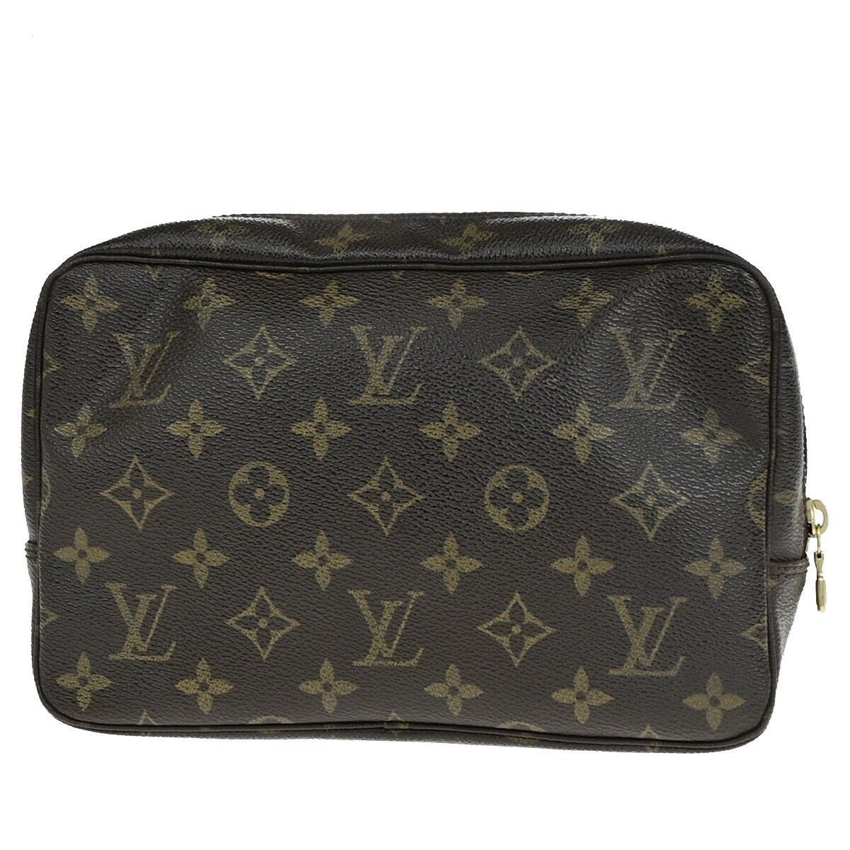 Louis Vuitton Trousse De Toilette Brown Canvas Clutch Bag (Pre-Owned) Size ONE SIZE - 1 Thumbnail