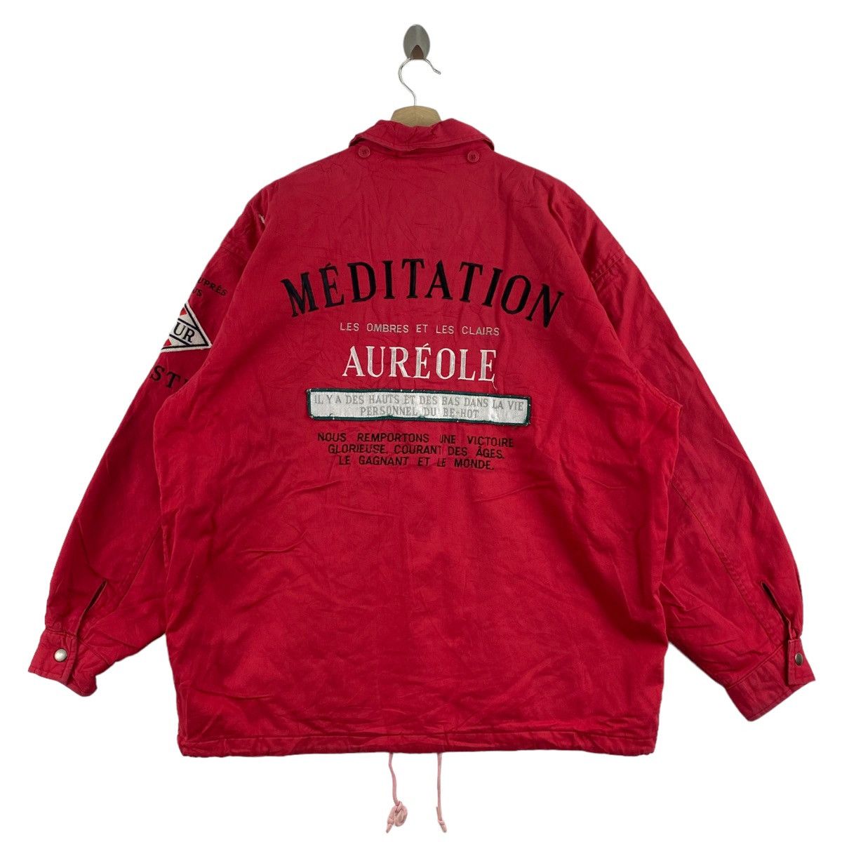 Other MEDITATION AUREOLE Embroidered Logo Red Windbreaker Coach Size US XXL / EU 58 / 5 - 3 Thumbnail