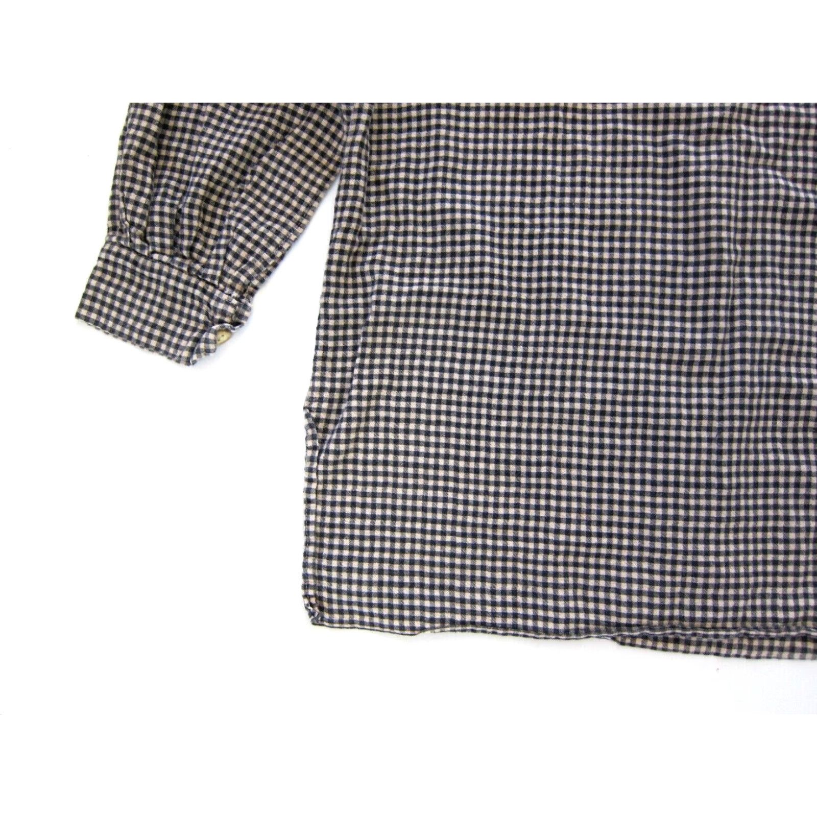 Vintage VINTAGE Unbranded Shirt Western Prairie Long Sleeve Plaid Button-Up XL Black 100% Cotton Mens Size US XL / EU 56 / 4 - 7 Thumbnail