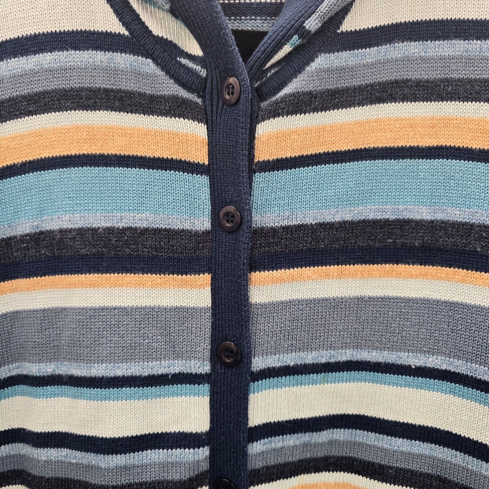 Other Liz Claiborne Blue Stripe Hood Knit Long Sweater Small Size S / US 4 / IT 40 - 6 Thumbnail