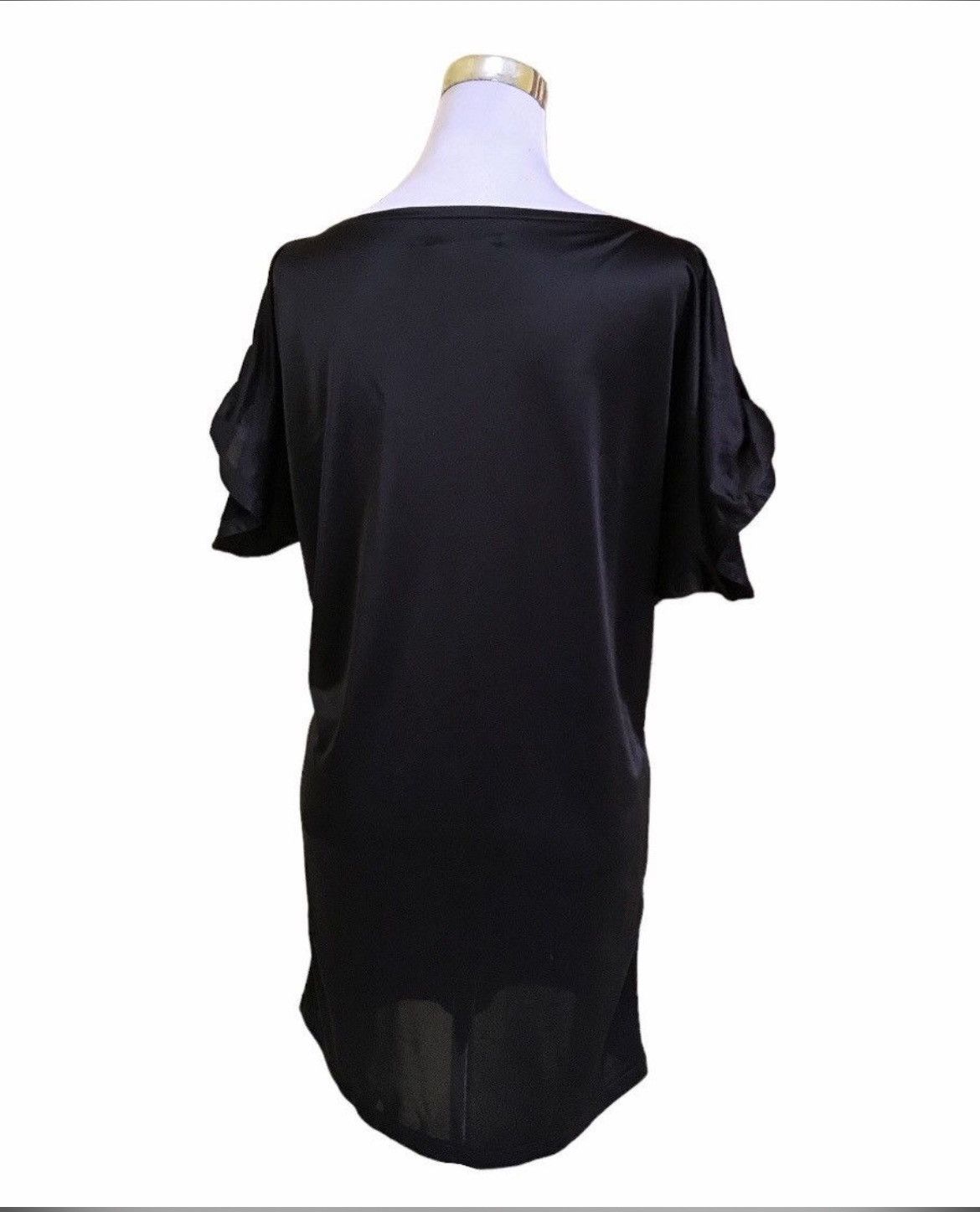 Yohji Yamamoto Lemi Feu Satin Silk Plain Blouse Size S / US 4 / IT 40 - 10 Thumbnail