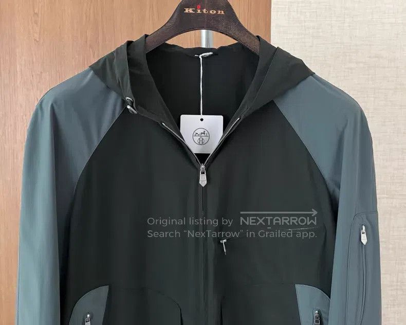 Hermes Hermes Autumn and Spring Hooded Jacket Size US M / EU 48-50 / 2 - 2 Thumbnail