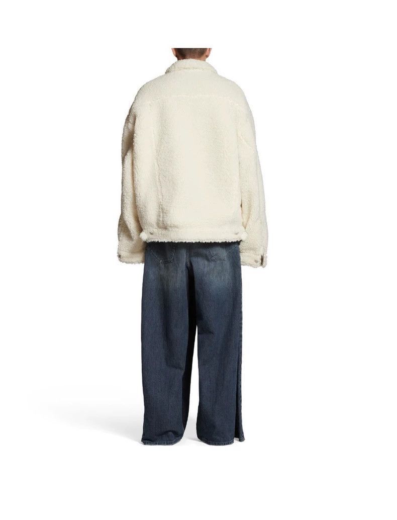 Balenciaga Balenciaga 23fw Teddy Lamb Fleece Logo Collar Cotton Jacket Size US M / EU 48-50 / 2 - 7 Thumbnail