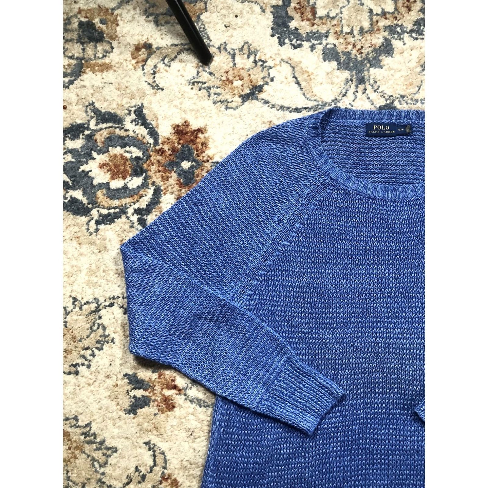 Polo Ralph Lauren Polo Ralph Lauren Sweater Womens Small Blue Tunic Long Sleeve Crewneck Pullover Size S / US 4 / IT 40 - 3 Thumbnail