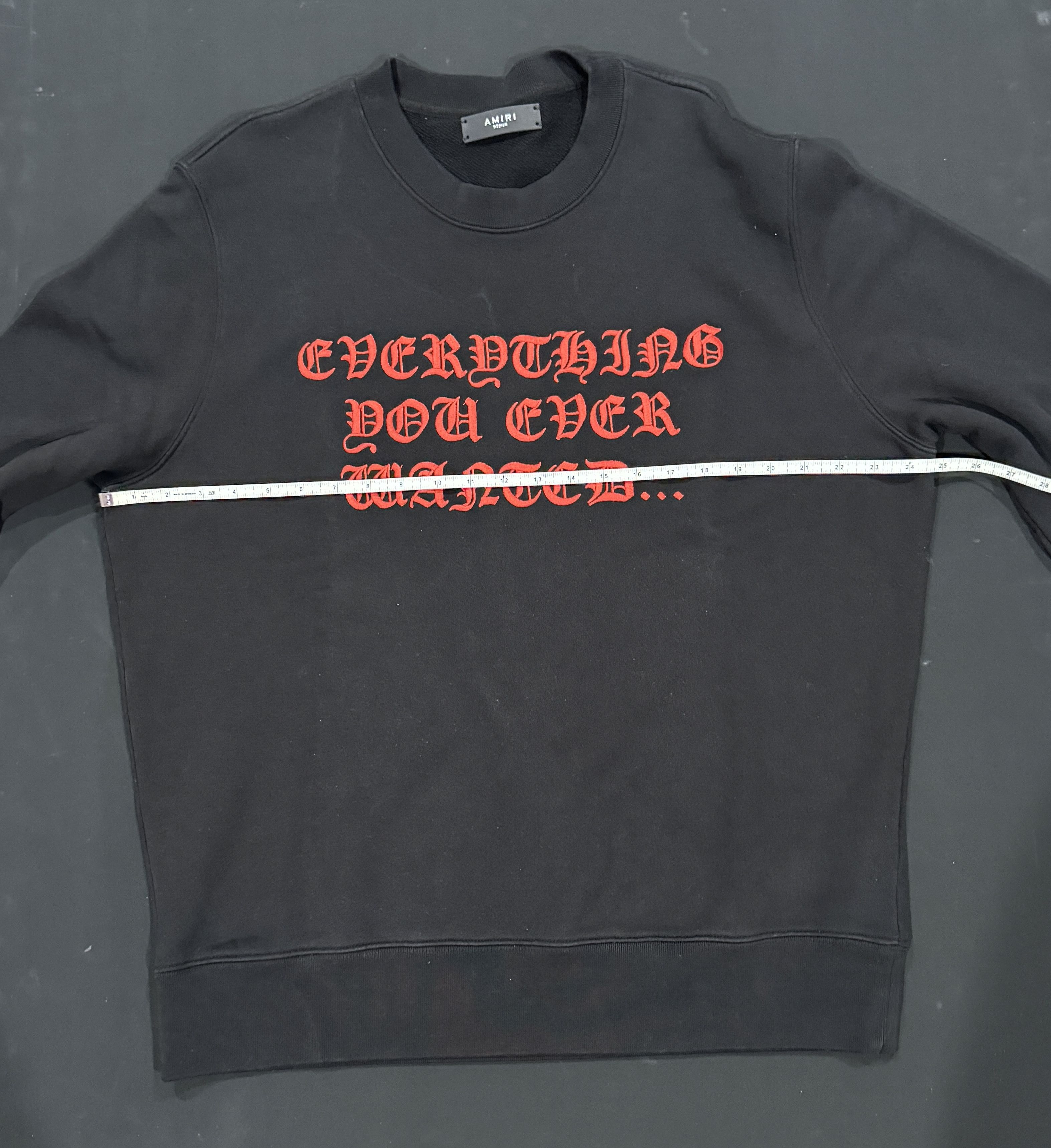 Amiri AMIRI SWEATSHIRT SIZE MEDIUM Size US M / EU 48-50 / 2 - 2 Thumbnail