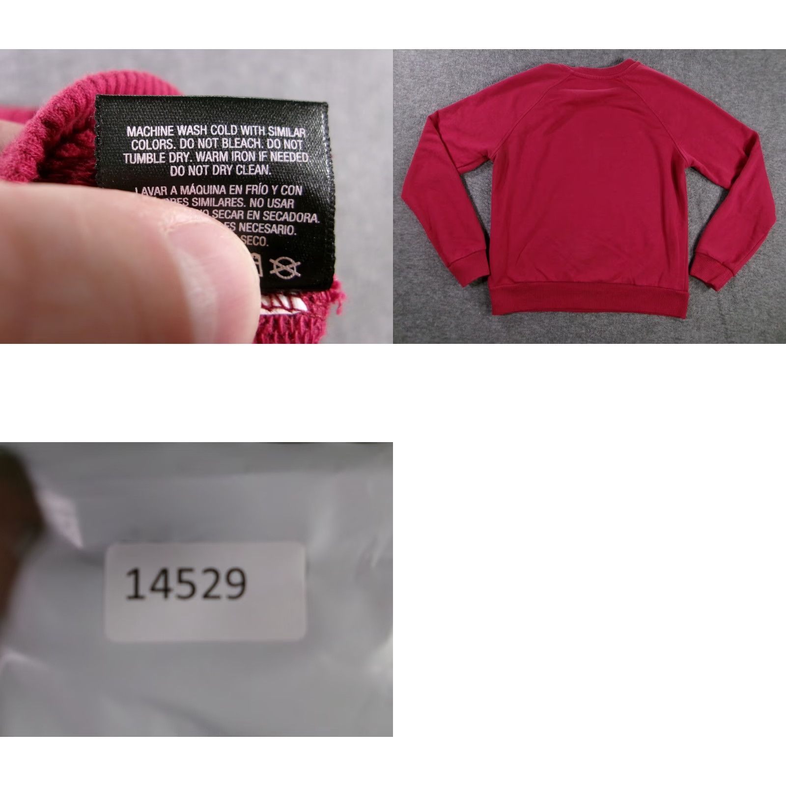 Joe Boxer VINTAGE Joe Boxer Sweatshirt Womens M Burgundy So Bossy Pullover Crewneck Raglan Cuffs Letters Logo 90s Mens Womens Size M / US 6-8 / IT 42-44 - 8 Thumbnail
