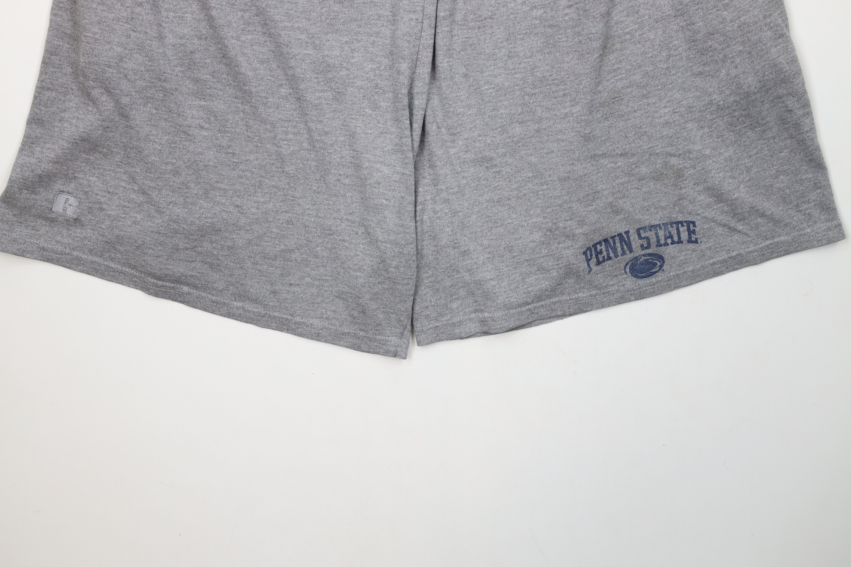 Russell Athletic × Vintage Vintage 90s Russell Athletic State University Shorts Gray Size US 38 / EU 54 - 4 Thumbnail