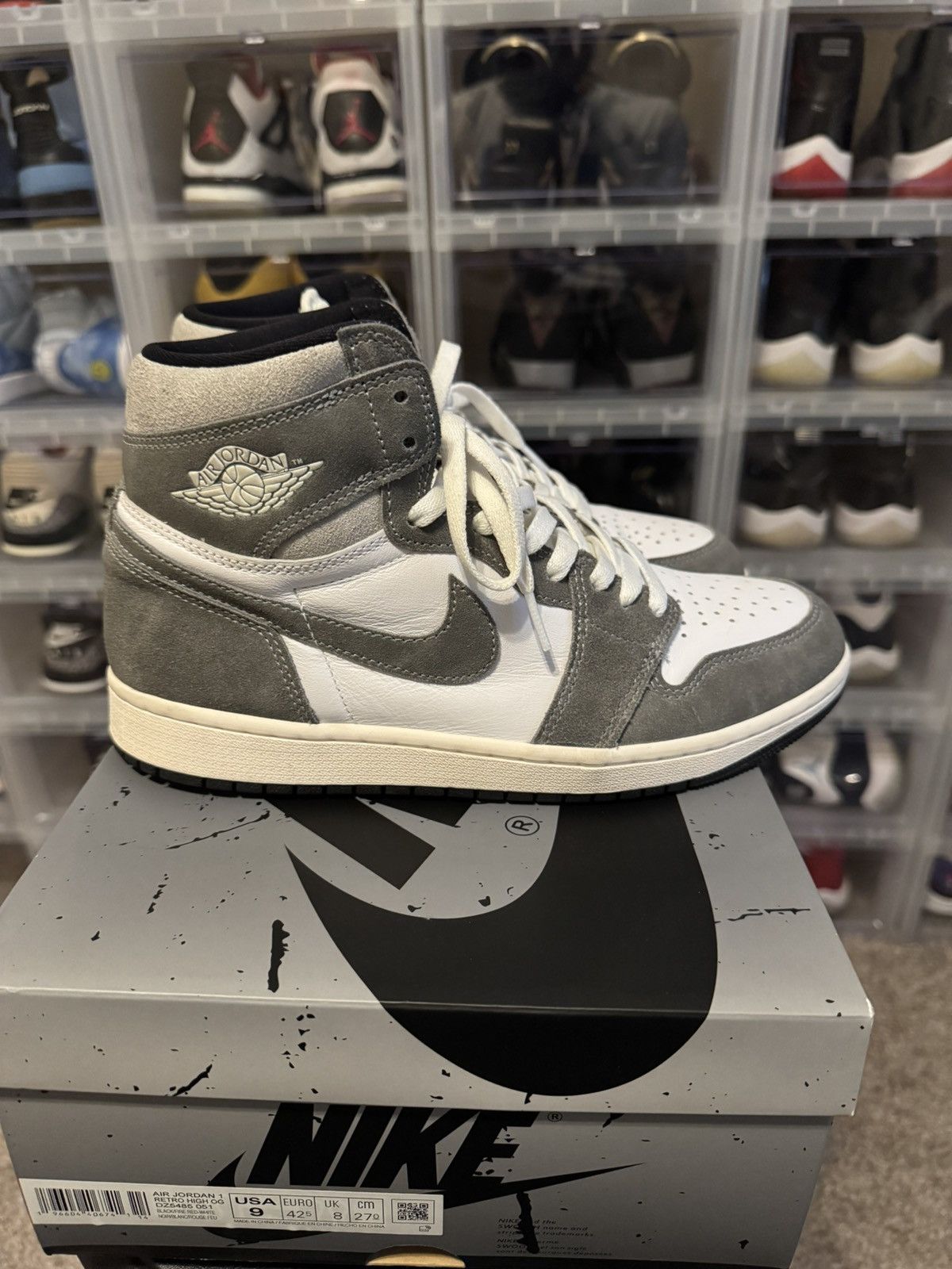 Jordan Brand × Nike Jordan 1 Retro High OG “Washed Black” Size US 9 / EU 42 - 6 Thumbnail