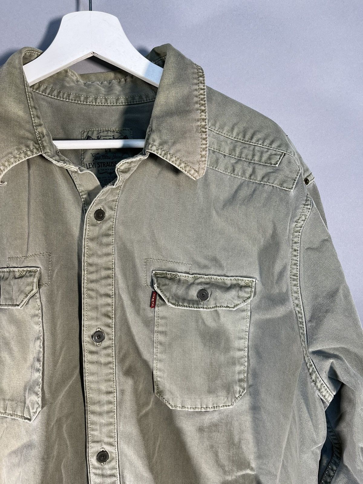 Levi's Levi’s Workwear Longsleeve Button Up Size US XL / EU 56 / 4 - 2 Thumbnail