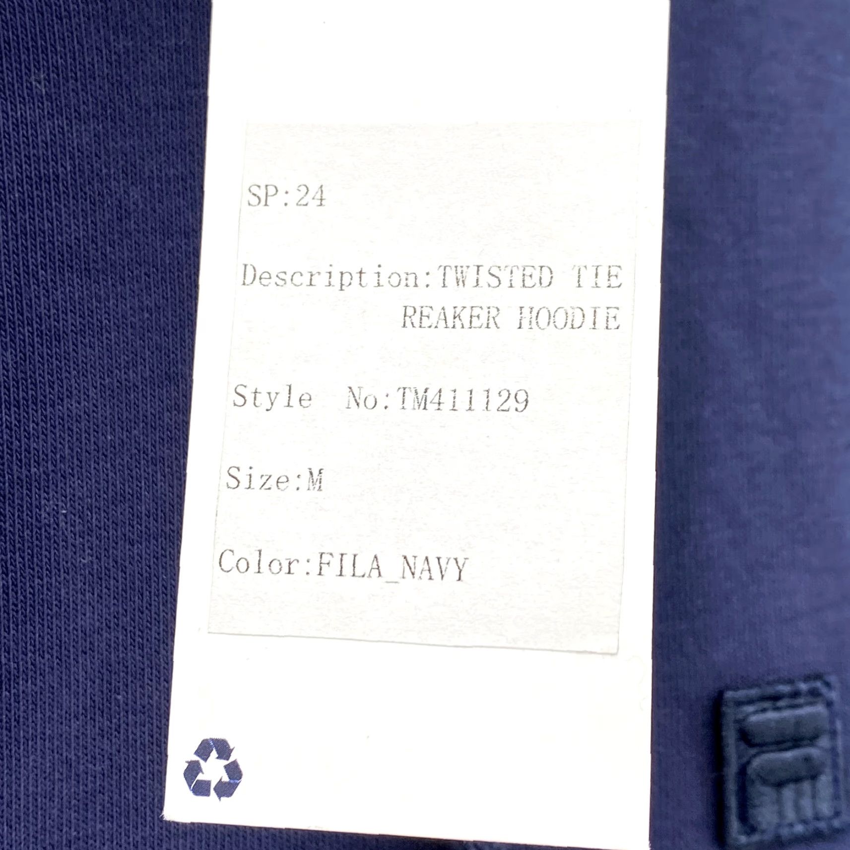 Fila Fila Men's Sweatshirt Hoodie Blue Medium Pullover Tenniscore SAMPLE Sweater NEW Size US M / EU 48-50 / 2 - 6 Thumbnail