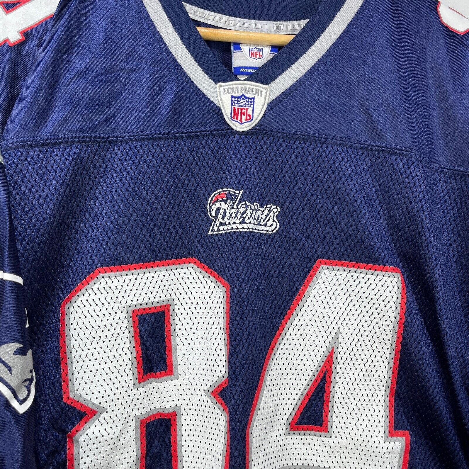 Reebok × Vintage Vintage Y2K New England Patriots NFL Benjamin Watson Reebok Size US XL / EU 56 / 4 - 3 Thumbnail