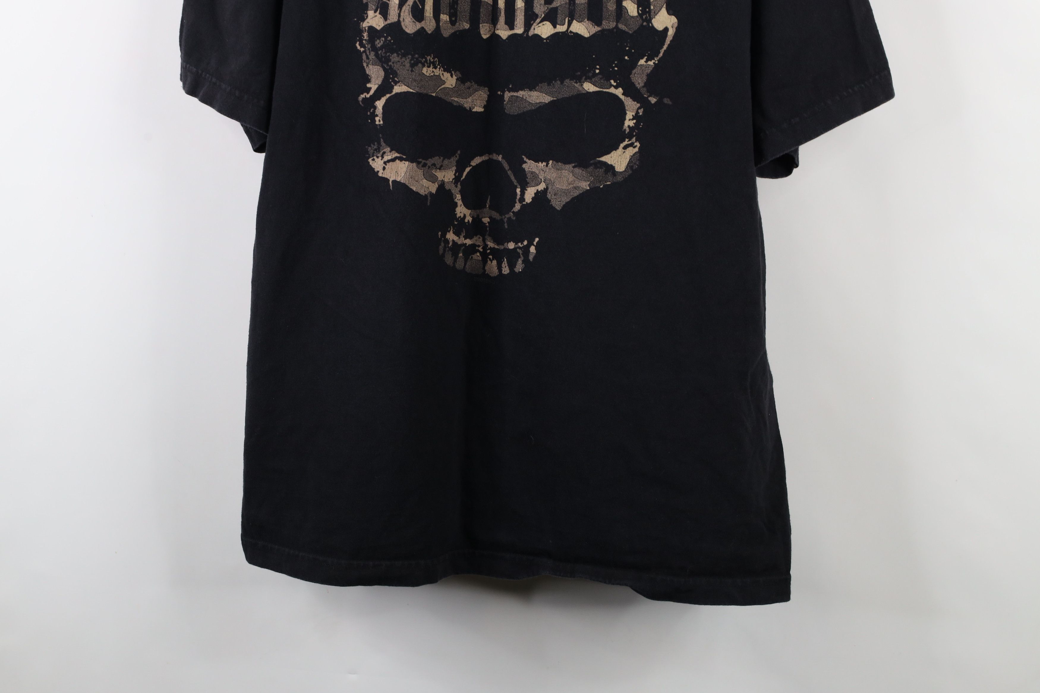 Harley Davidson × Vintage Vintage Y2K Harley Davidson Spell Camouflage Skull T-Shirt Size US XXL / EU 58 / 5 - 3 Thumbnail
