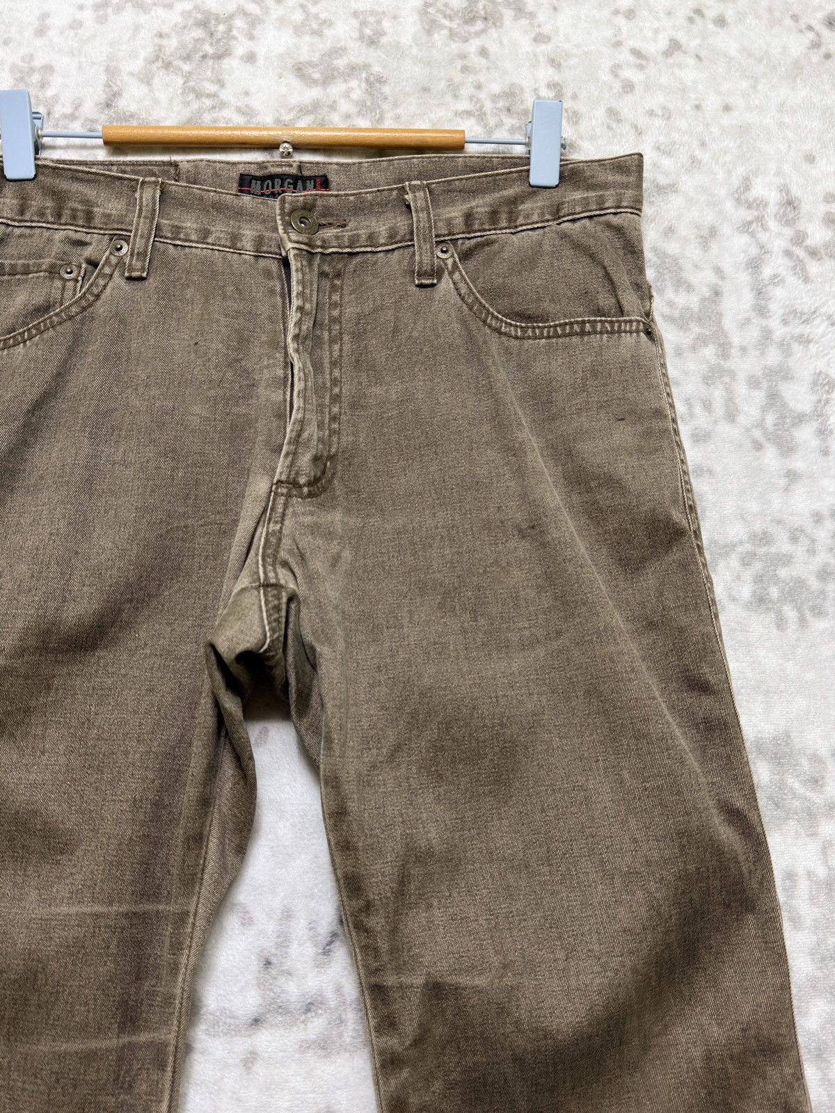 Morgan Homme Vintage Morgan Homme Brown Flared Pants Bootcut Archive Size US 31 - 5 Thumbnail