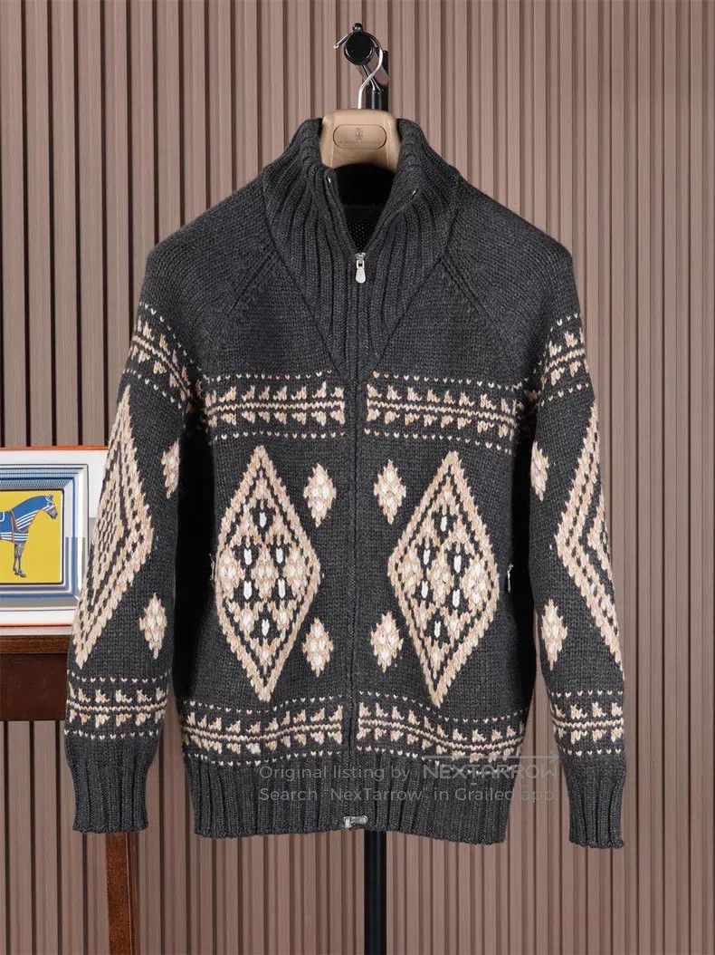 Brunello Cucinelli Brunello Cucinelli Thick cashmere coat Size US M / EU 48-50 / 2 - 1 Thumbnail