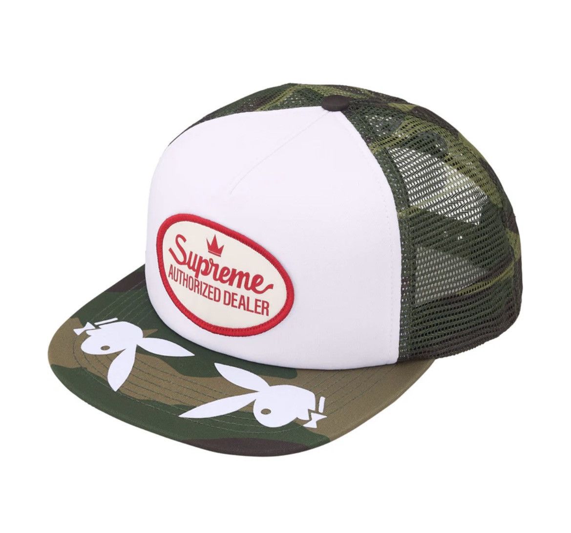 Playboy × Supreme Supreme Playboy Mesh 5-Panel Hat Camo Size ONE SIZE - 1 Thumbnail