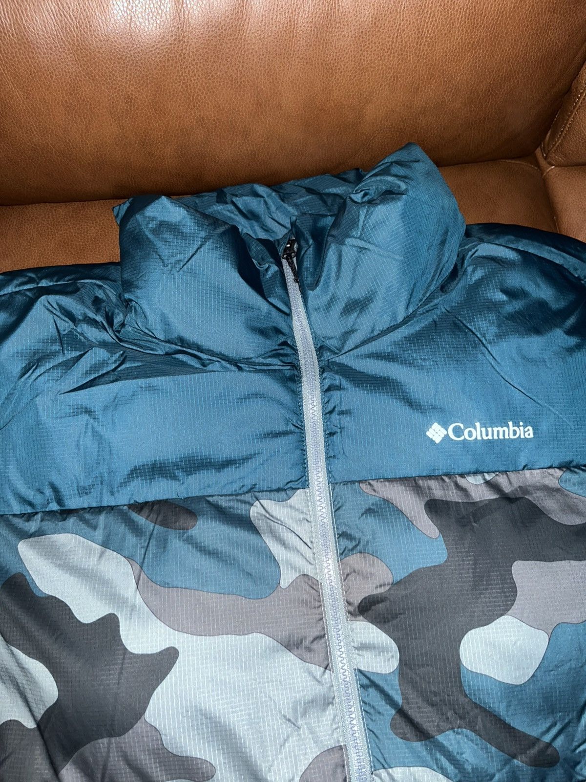 Columbia Columbia blue camo puffer jacket NEW Size US XXL / EU 58 / 5 - 6 Thumbnail