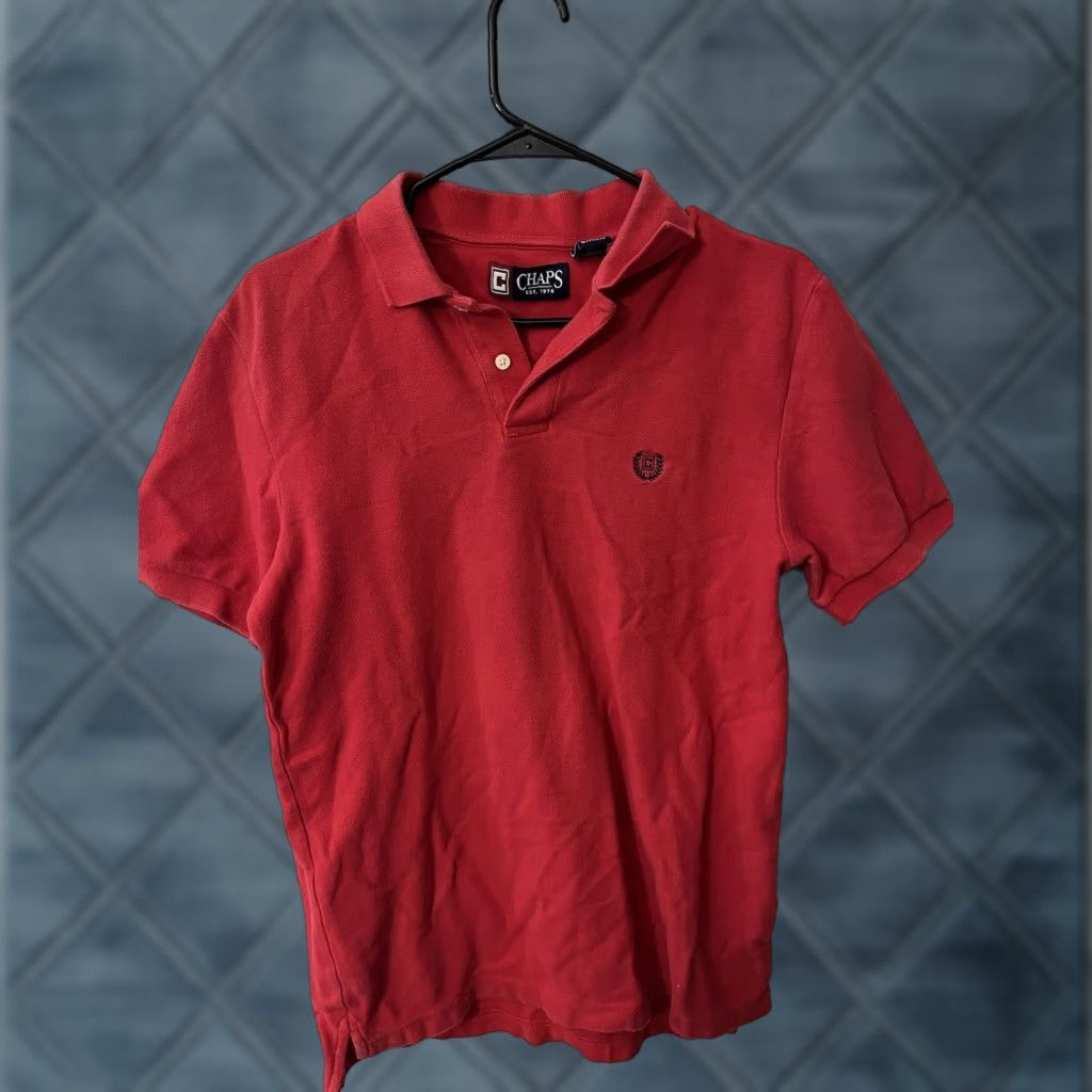 Chaps VINTAGE Chaps Polo Shirt Red Small Men's Short Sleeve Soft Cotton Golf Size US S / EU 44-46 / 1 - 1 Thumbnail