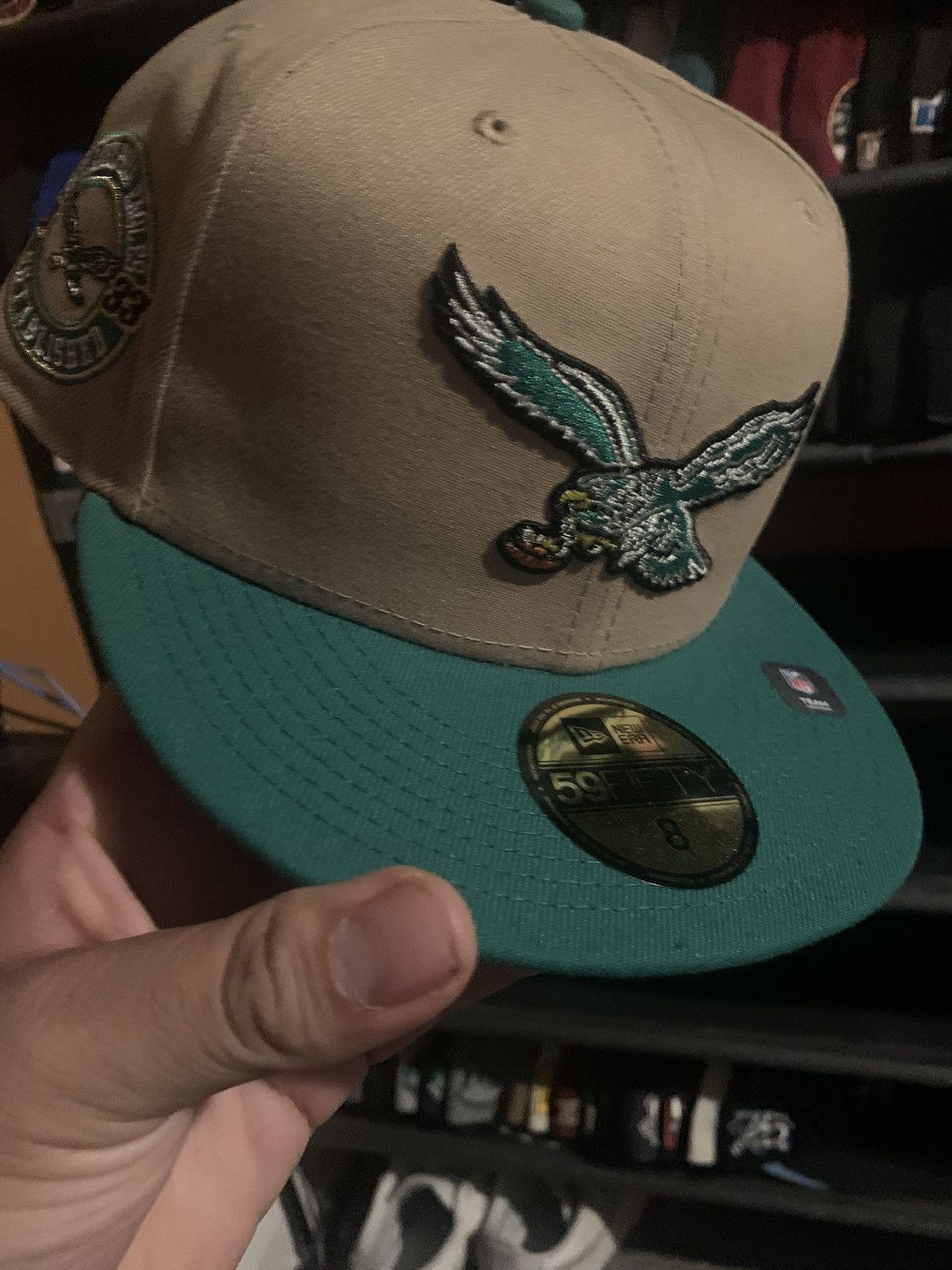 New Era Fan Treasures Philadelphia Eagles Size 8 Size ONE SIZE - 1 Thumbnail