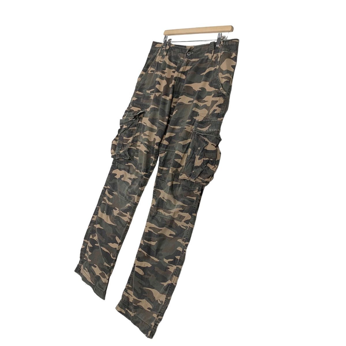 Japanese Brand TWENTY WORKS 6 Pocket Camo Cargo Tactical Pant #0172-C9 Size US 36 / EU 52 - 2 Thumbnail