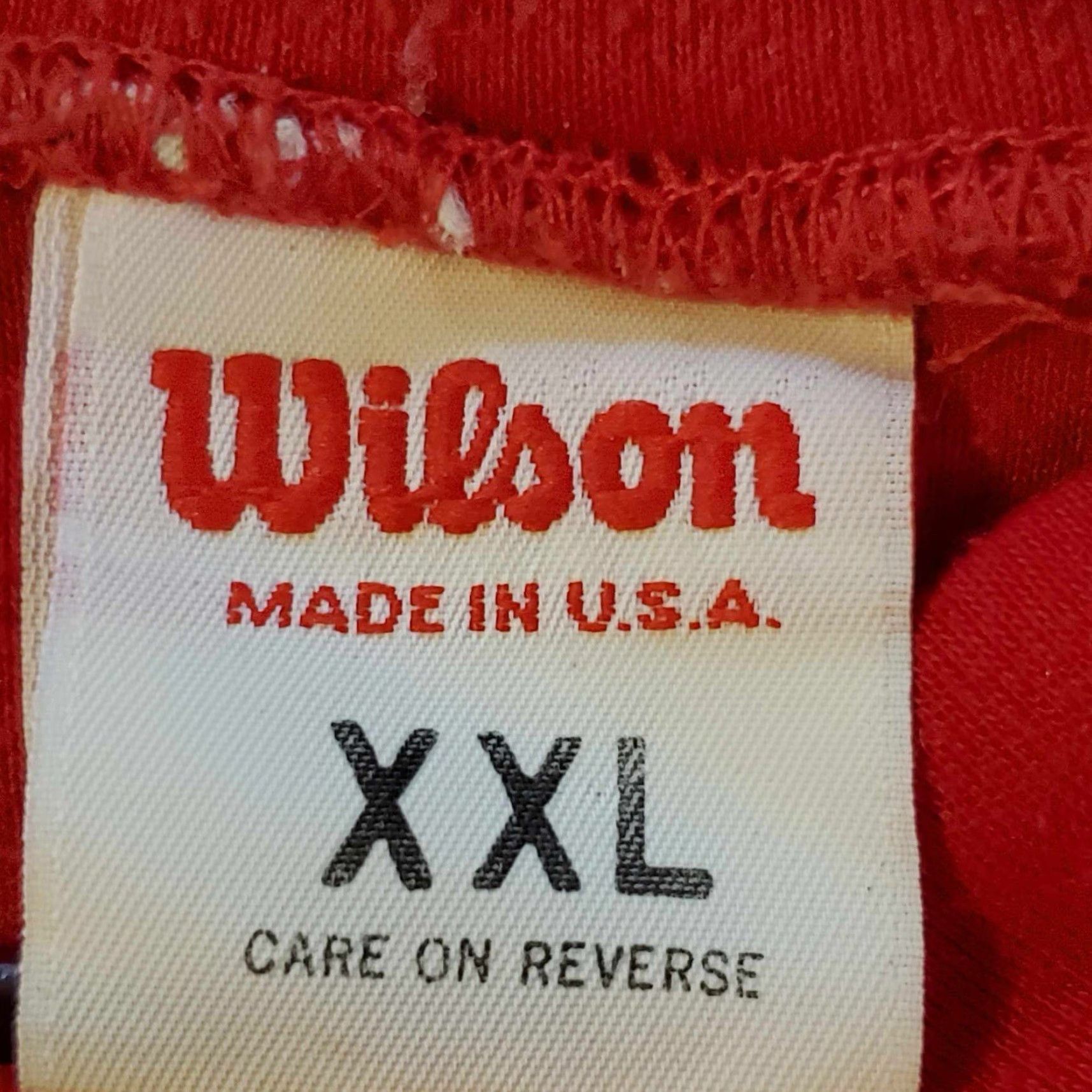 Wilson VINTAGE Wilson Long Sleeve Shirt Men XX L Red USA Golf Tennis RARE Size US XXL / EU 58 / 5 - 2 Thumbnail