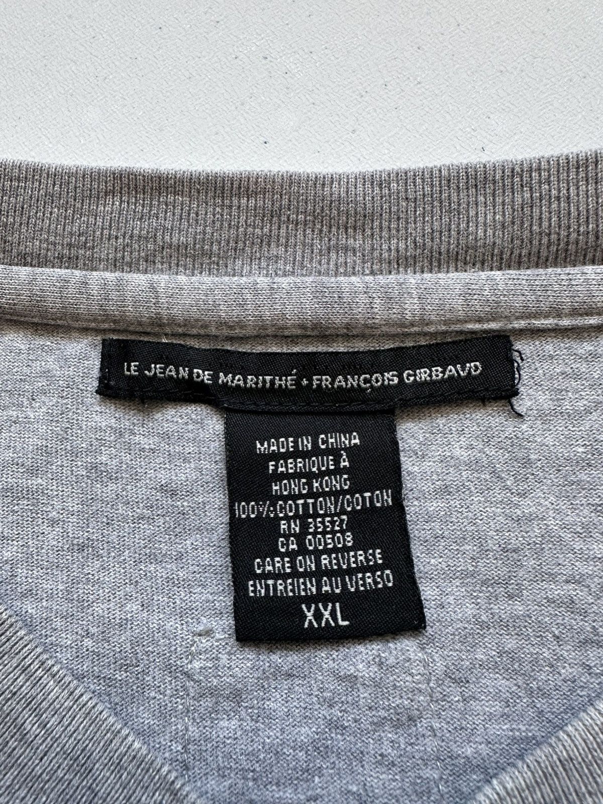 Marithe + Francois Girbaud Vintage Y2k Marithe Francois Girbaud Patchwork Logo Tee Size US XXL / EU 58 / 5 - 6 Thumbnail