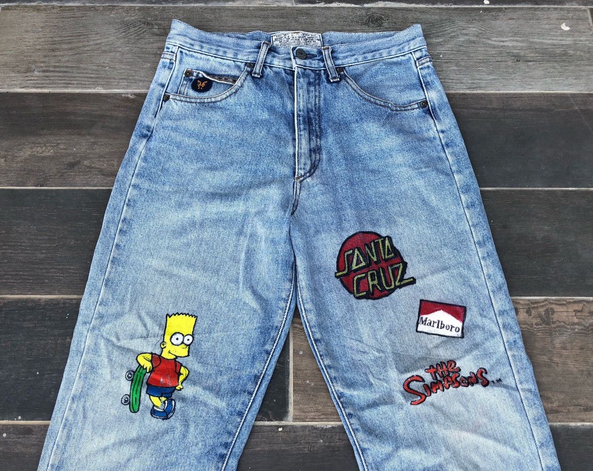 Avirex × If Six Was Nine × Japanese Brand 🔥Vintage Avirex x the simpson x santa cruz x marlboro Jeans🔥 Size US 30 / EU 46 - 3 Thumbnail