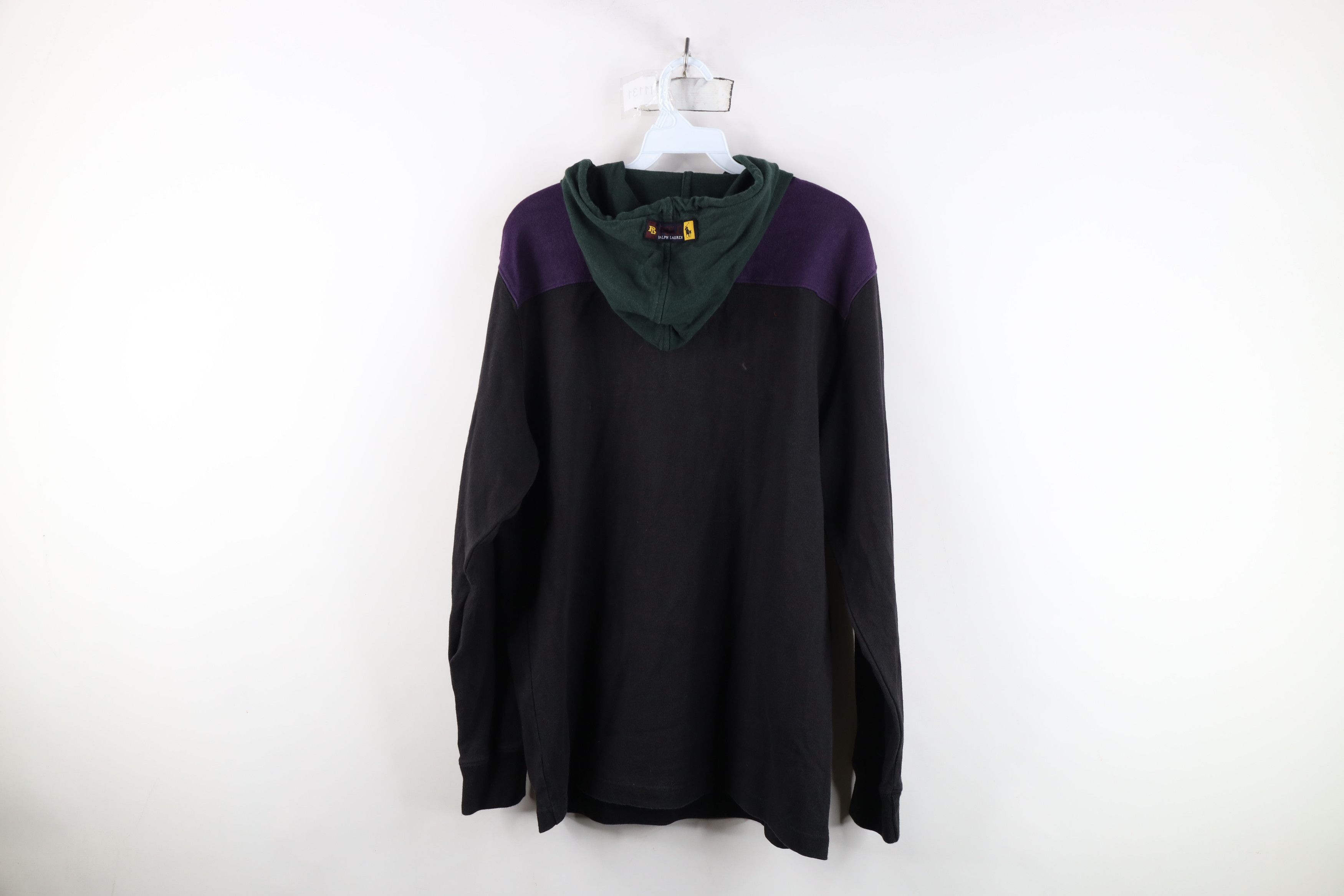 Ralph Lauren Deadstock Vintage 90s Ralph Lauren Letter Spell Out Hoodie Size XL / US 12-14 / IT 48-50 - 12 Thumbnail