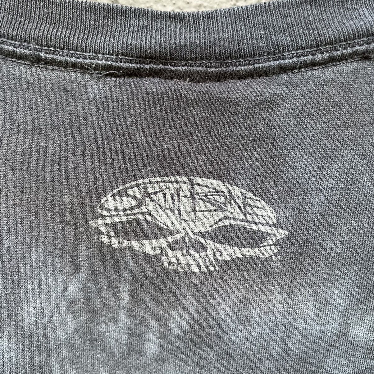 Vintage Thrashed Faded Y2k Skul Bone Tie Dye Tee Size US XXL / EU 58 / 5 - 8 Thumbnail