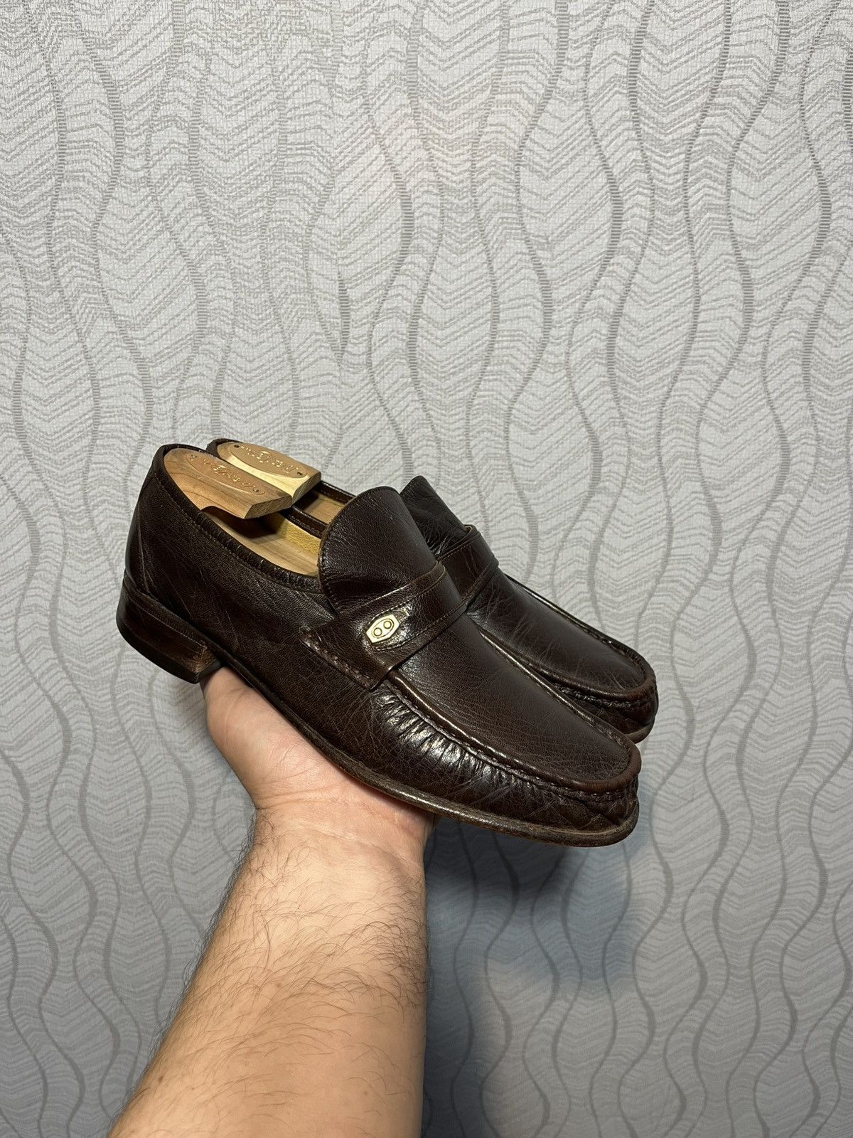 Church's Church’s Vintage Men’s Brown Leather Loafers Size US 9 Size US 9 / EU 42 - 1 Thumbnail