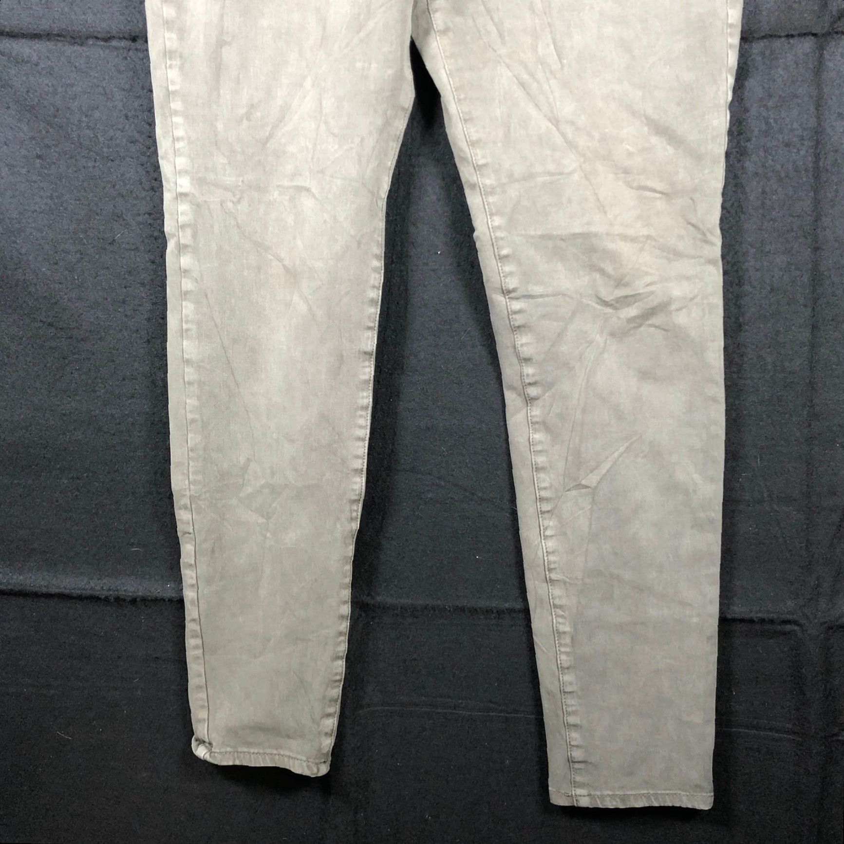 American Eagle Outfitters VINTAGE American Eagle Jeans Green Super High Rise Jegging 12 Long Womens Jeans Green 29 In Inseam Size 34" / US 12 / IT 48 - 3 Thumbnail
