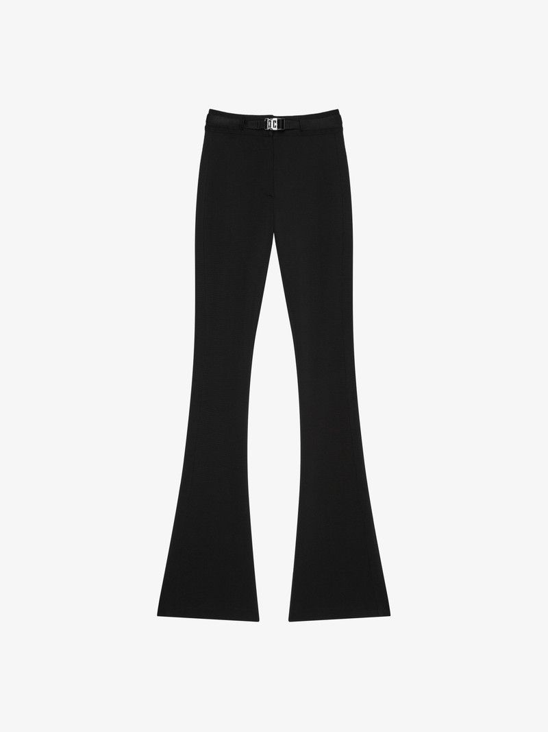 Givenchy o1n1vont0326 4G Belted Pants in Black Size 26" / US 2 / IT 38 - 1 Thumbnail