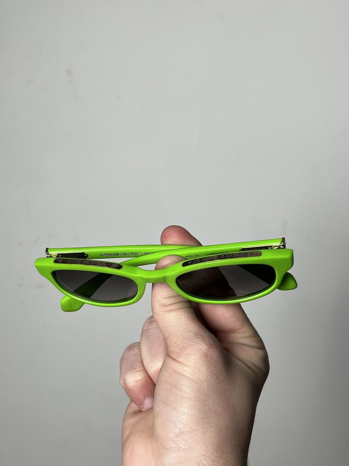 Chrome Hearts 🔥CROME HEARTS LOWRIDER 925 SILVER LIME SUNGLASSES JAPAN Size ONE SIZE - 7 Thumbnail