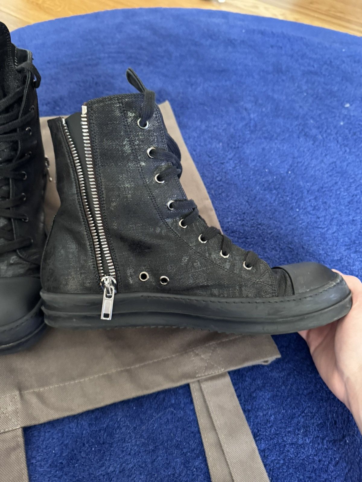 Rick Owens Rick Owens Hollywood Megacrust Ramones Size US 10.5 / EU 43-44 - 3 Thumbnail