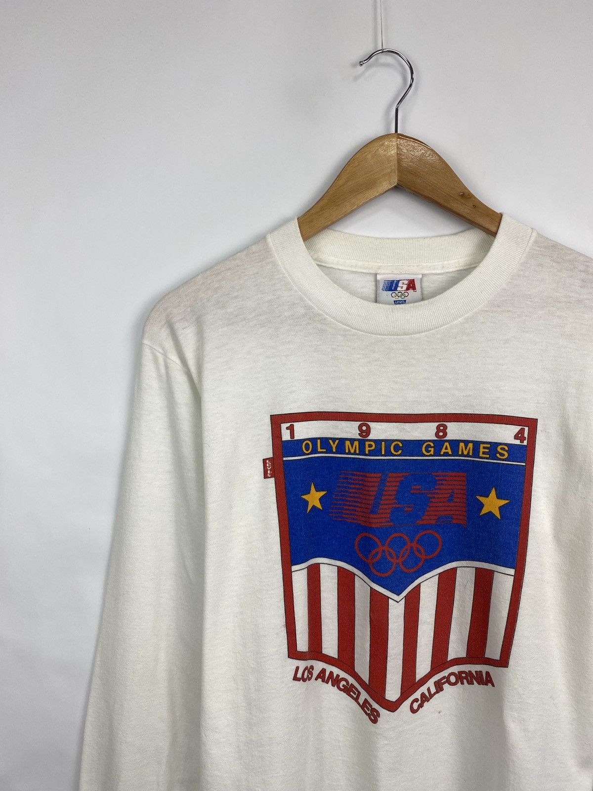 Levi's 🇺🇸 Vintage 1984 Levi’s Los Angeles Olympic Games California Size US M / EU 48-50 / 2 - 2 Thumbnail