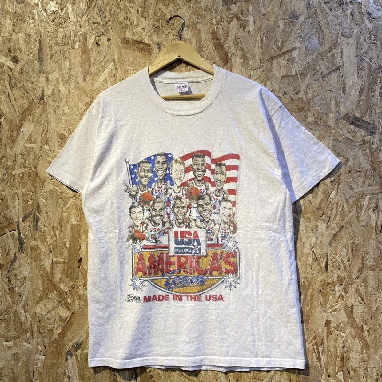 NBA × Vintage VINTAGE 91-92‼️USA Basketball America’s Team Tee Size US XL / EU 56 / 4 - 1 Thumbnail
